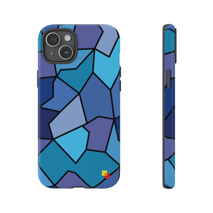 Blue Geometric Phone Case