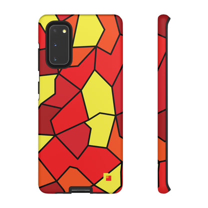 Orange Geometric Phone Case