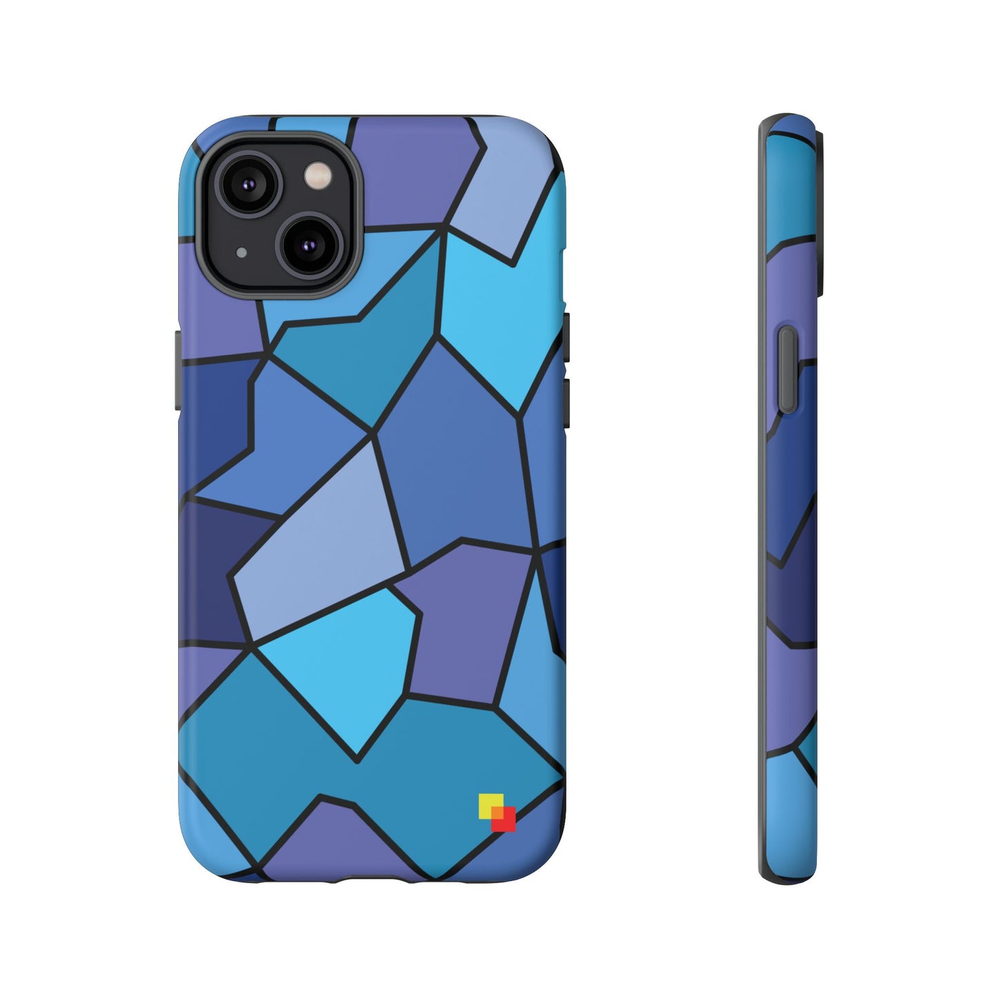 Blue Geometric Phone Case