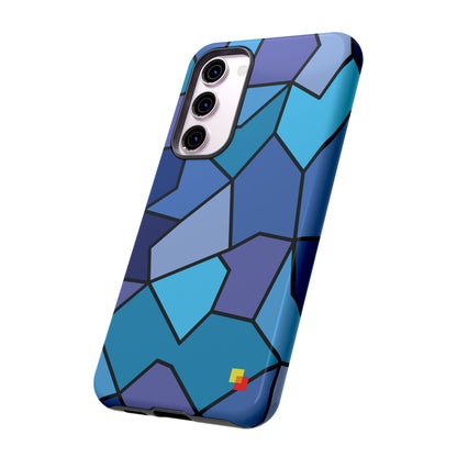 Blue Geometric Phone Case