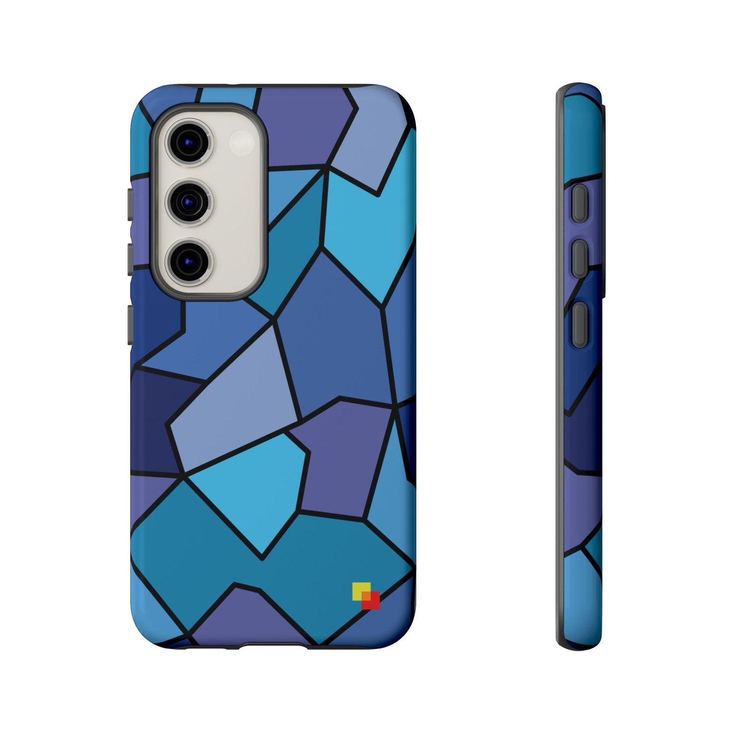 Blue Geometric Phone Case