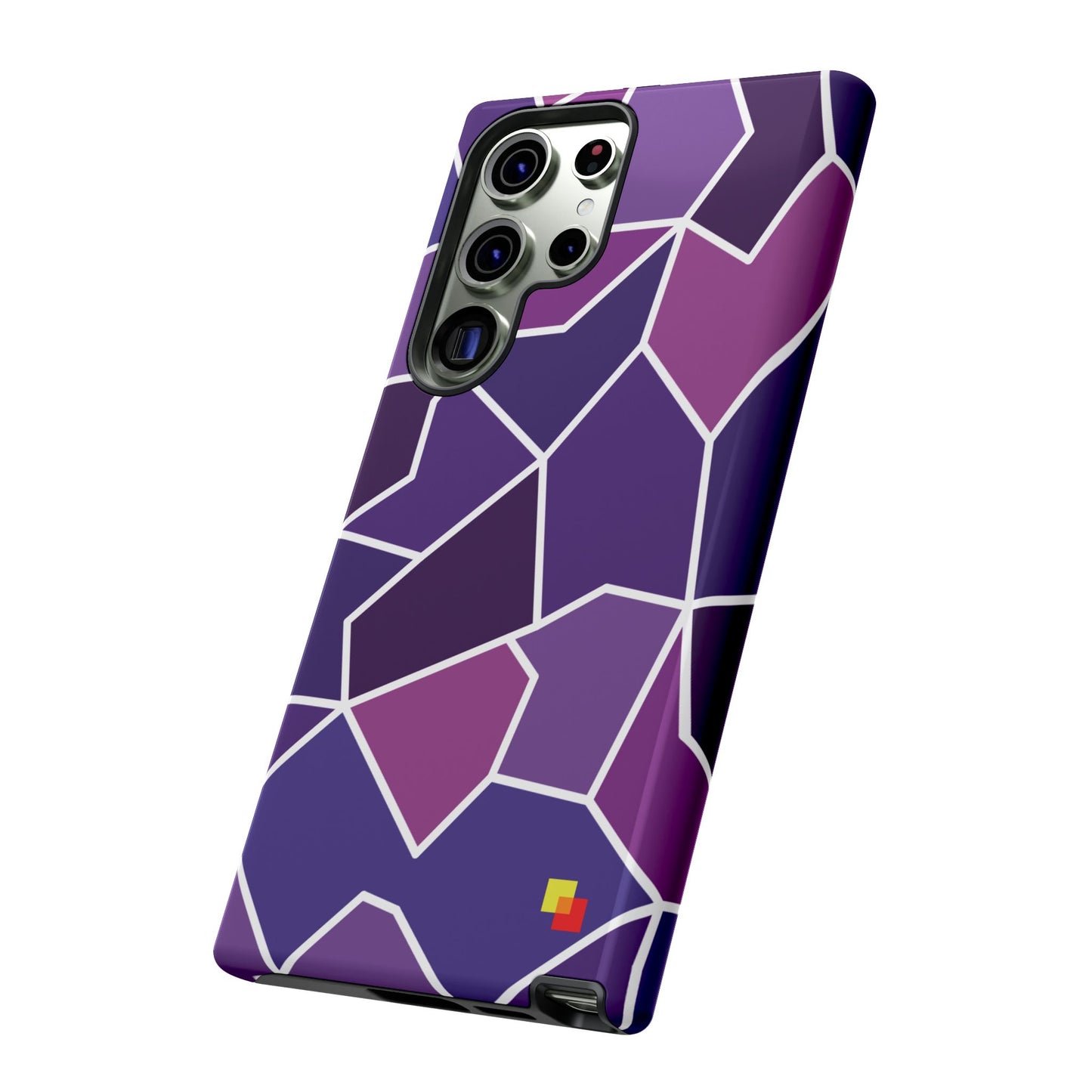 Purple Geometric Phone Case