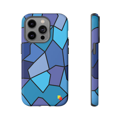 Blue Geometric Phone Case