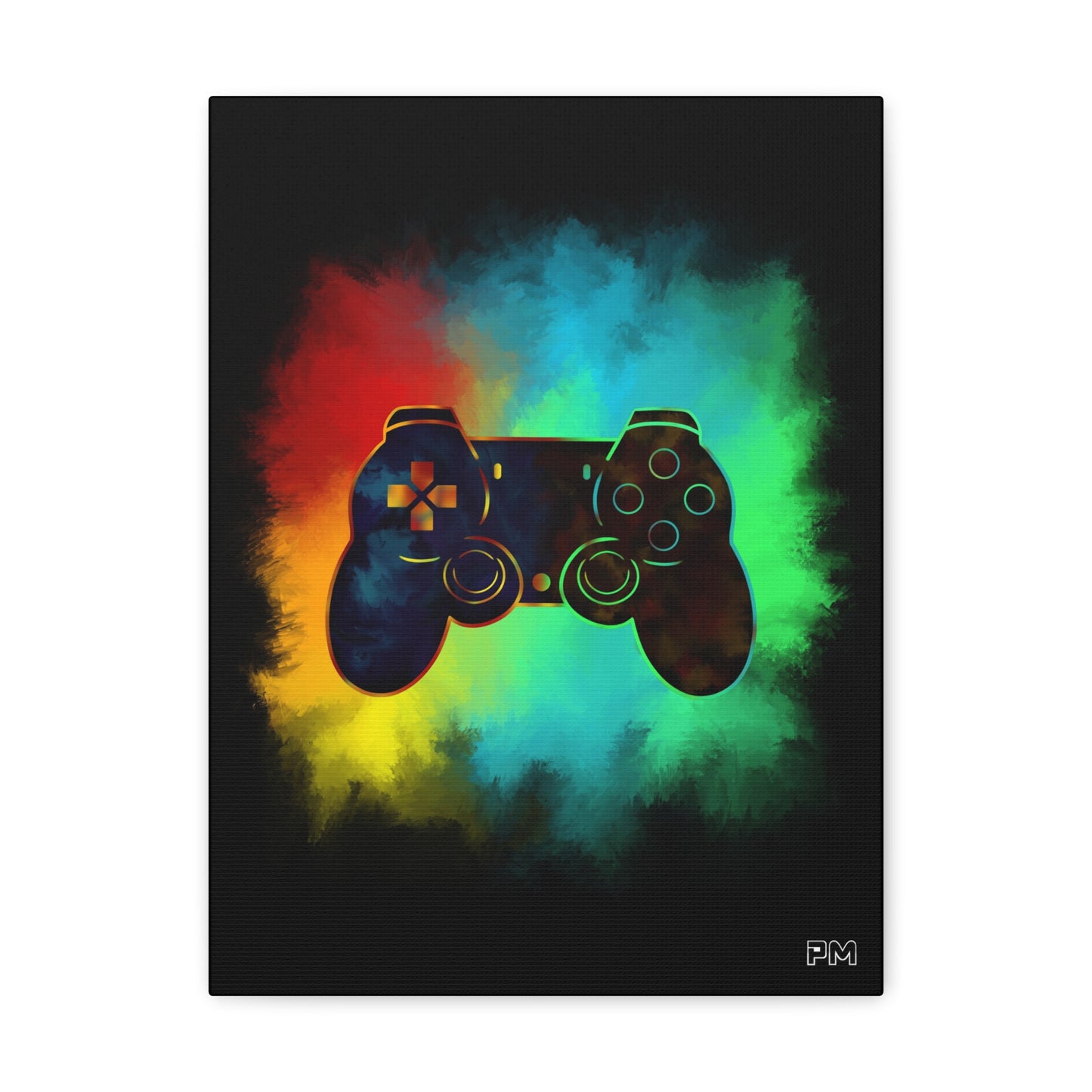 Gaming Controller Explosion Canvas