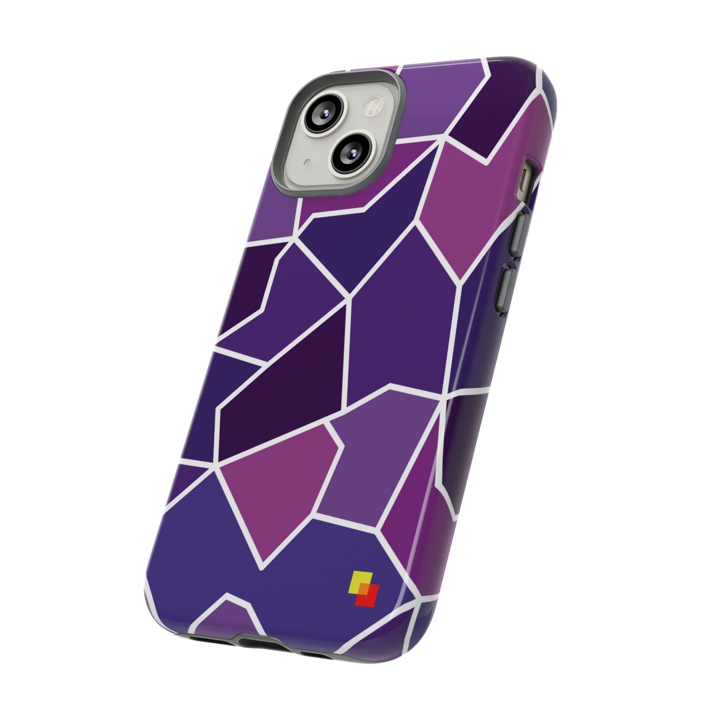 Purple Geometric Phone Case