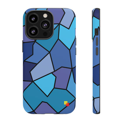 Blue Geometric Phone Case