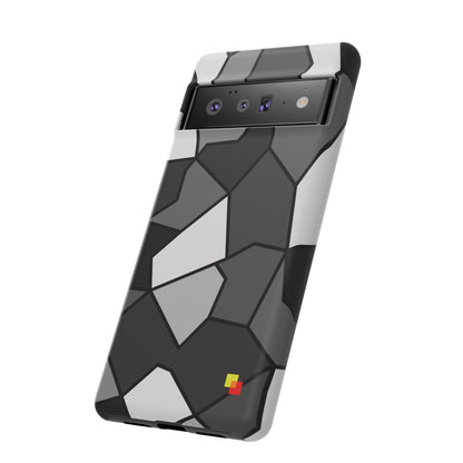 Black and Grey Geometric Phone Case