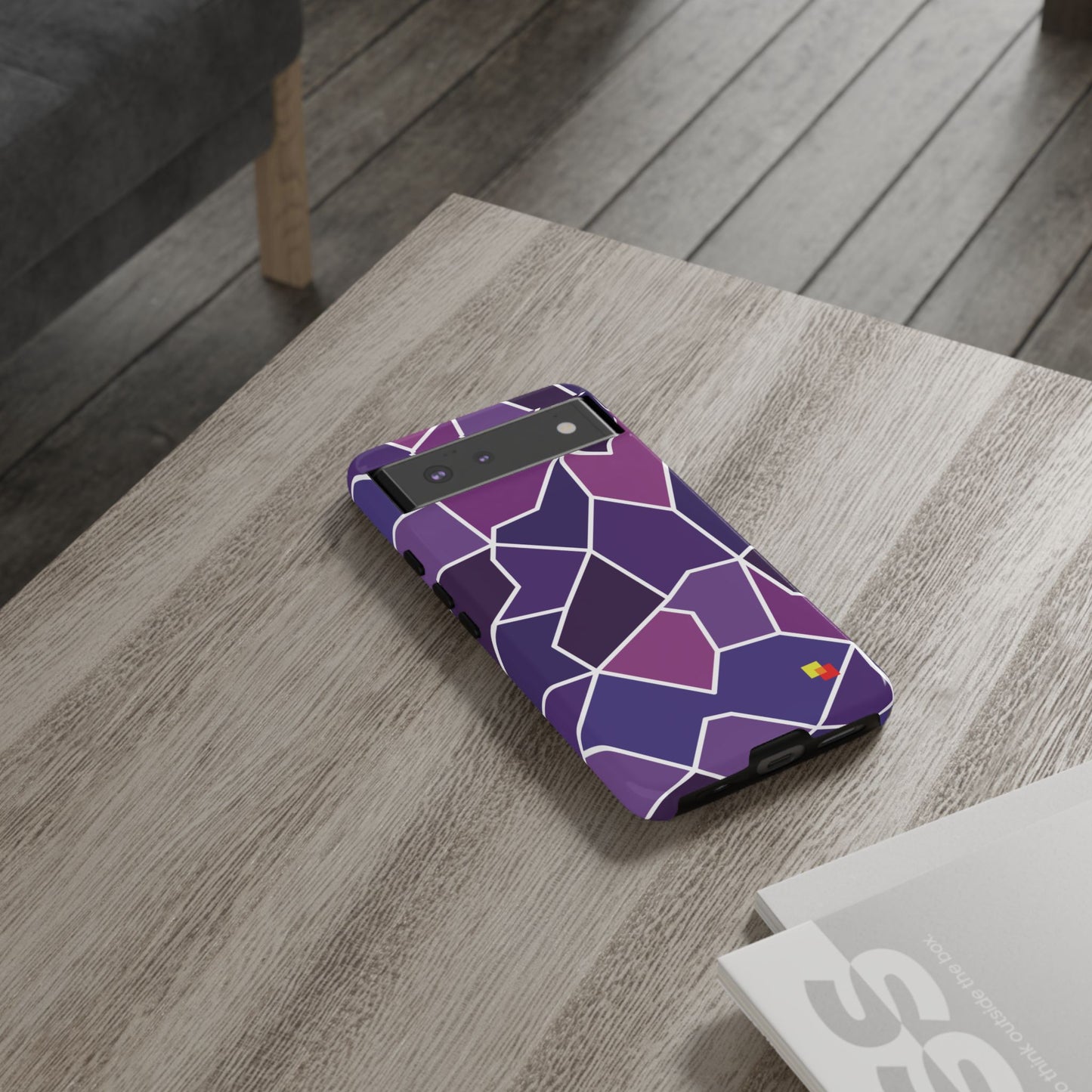 Purple Geometric Phone Case