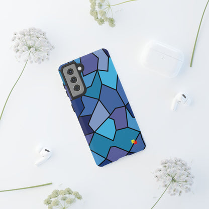 Blue Geometric Phone Case