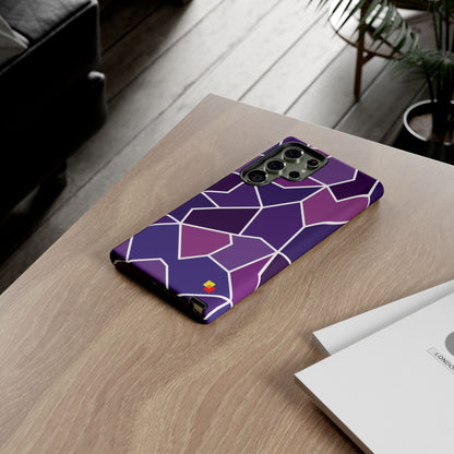 Purple Geometric Phone Case