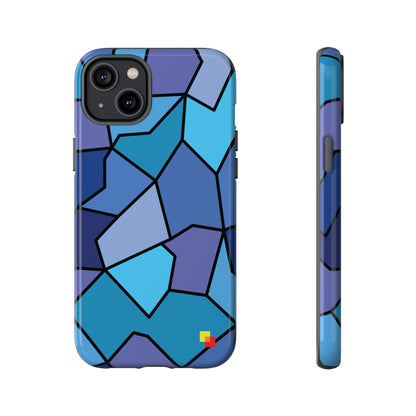 Blue Geometric Phone Case