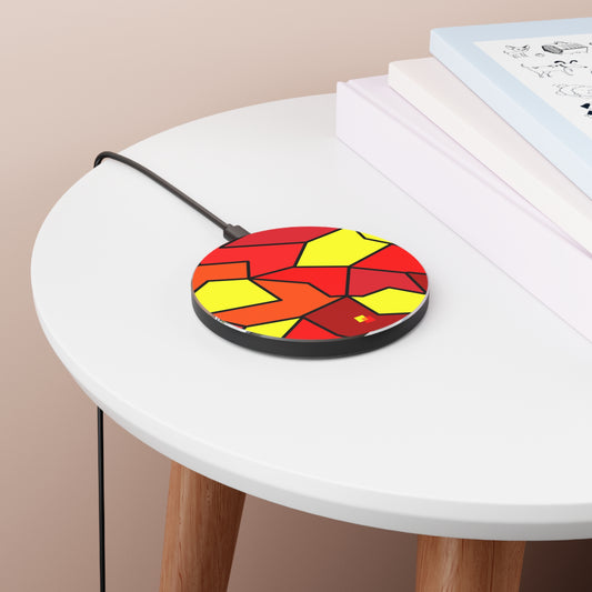 Orange Geometric Wireless Charger