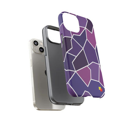 Purple Geometric Phone Case