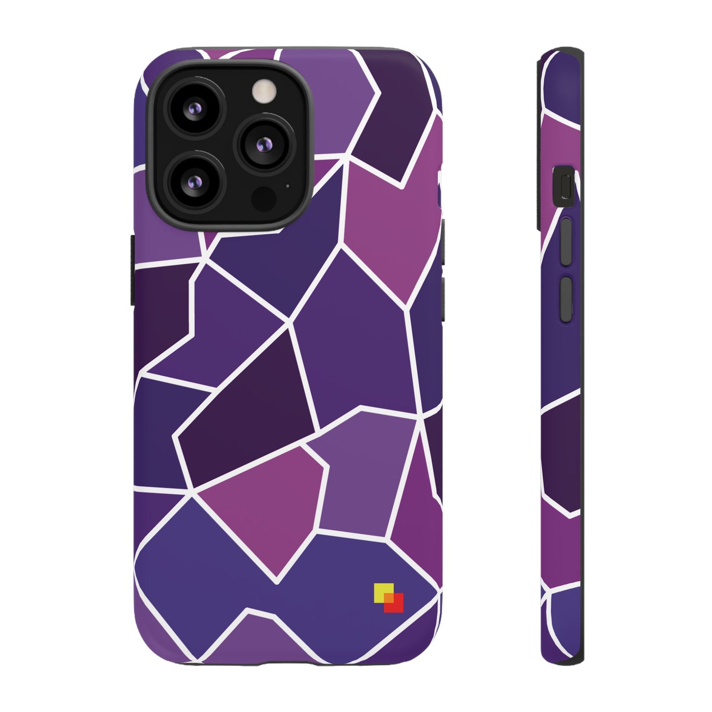 Purple Geometric Phone Case