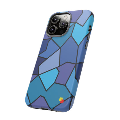 Blue Geometric Phone Case