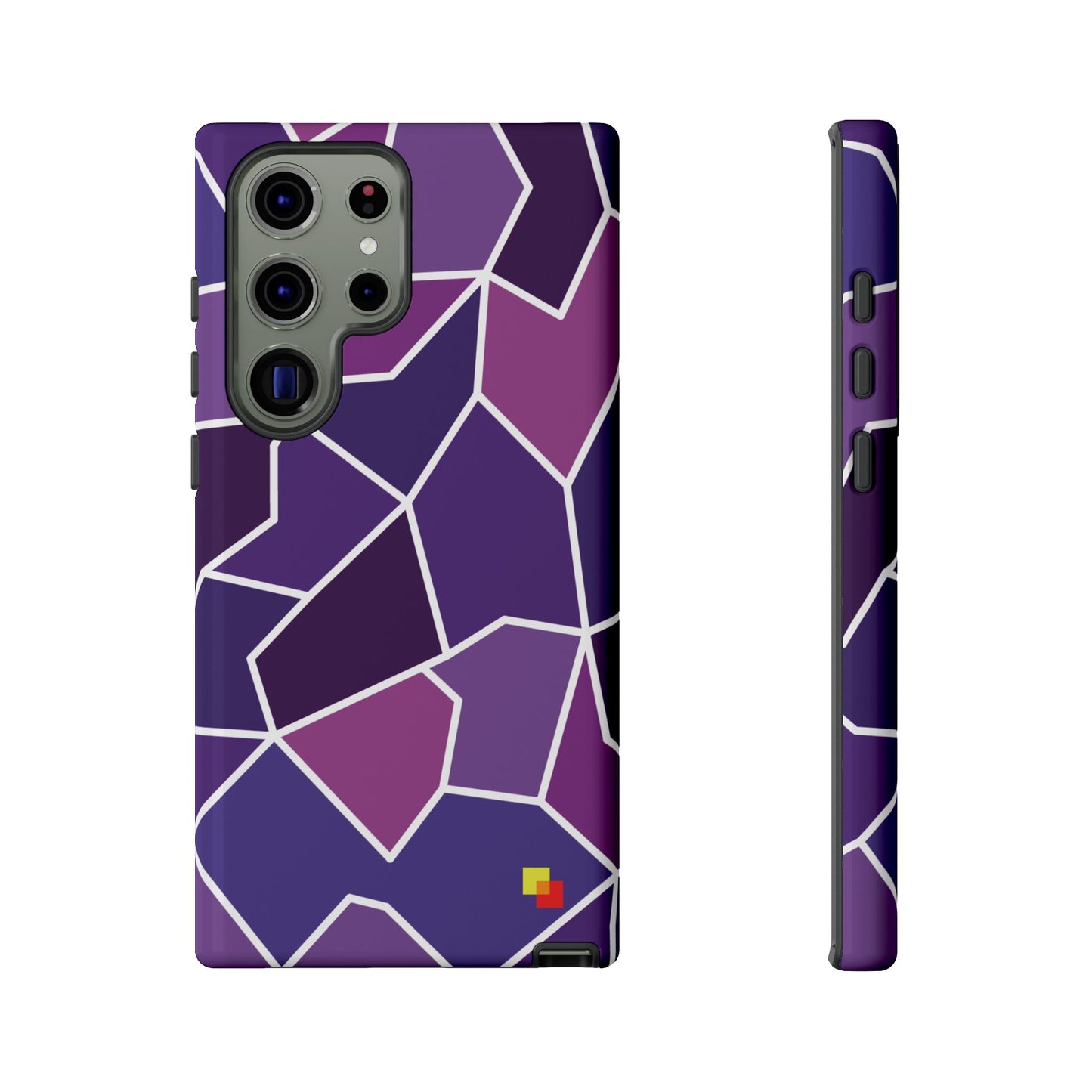 Purple Geometric Phone Case