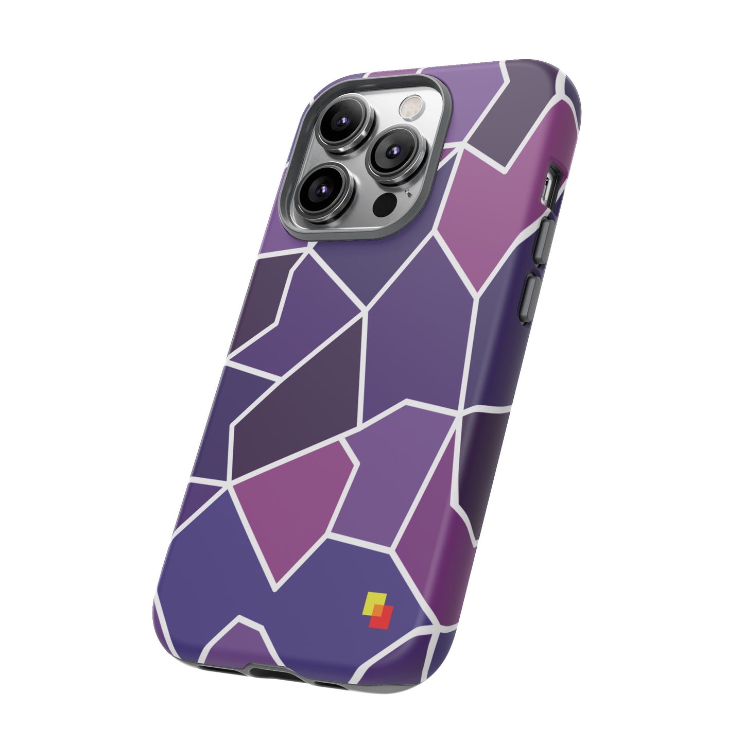 Purple Geometric Phone Case