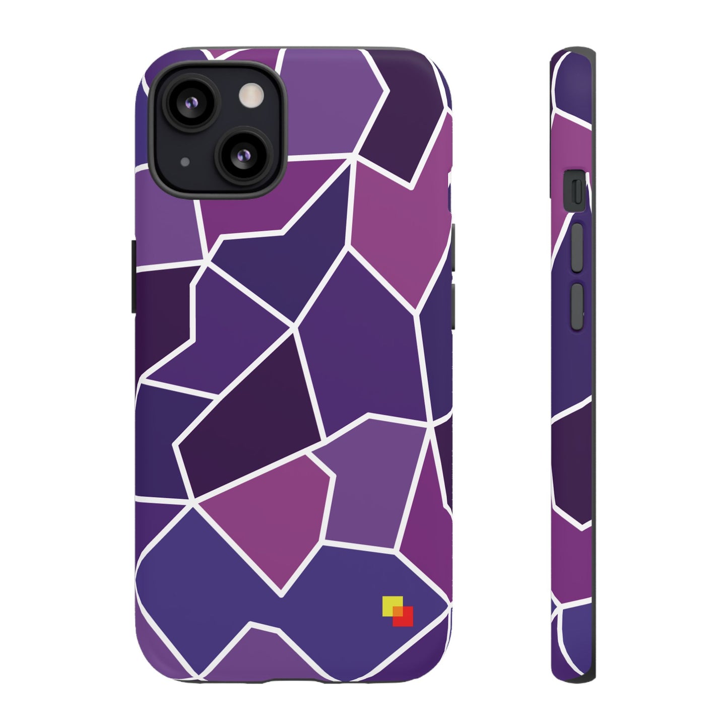 Purple Geometric Phone Case