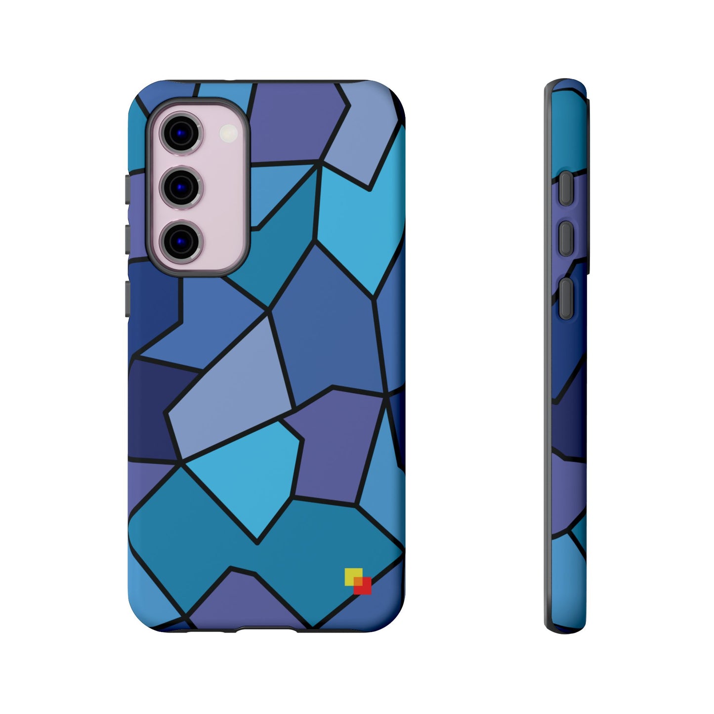 Blue Geometric Phone Case