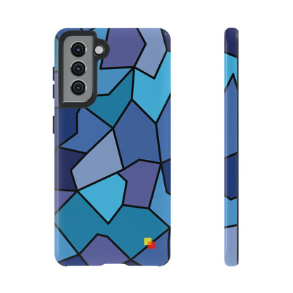 Blue Geometric Phone Case