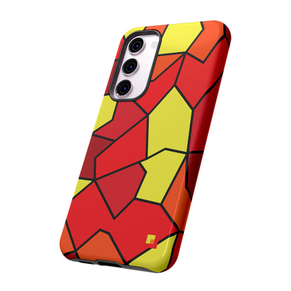 Orange Geometric Phone Case