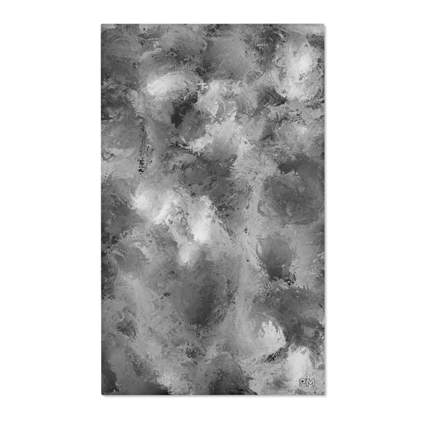 Grey Painterly Area Rug