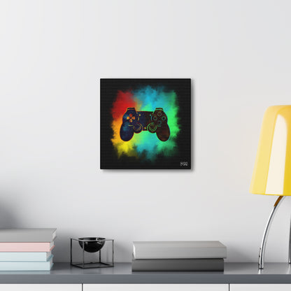 Gaming Controller Explosion Canvas