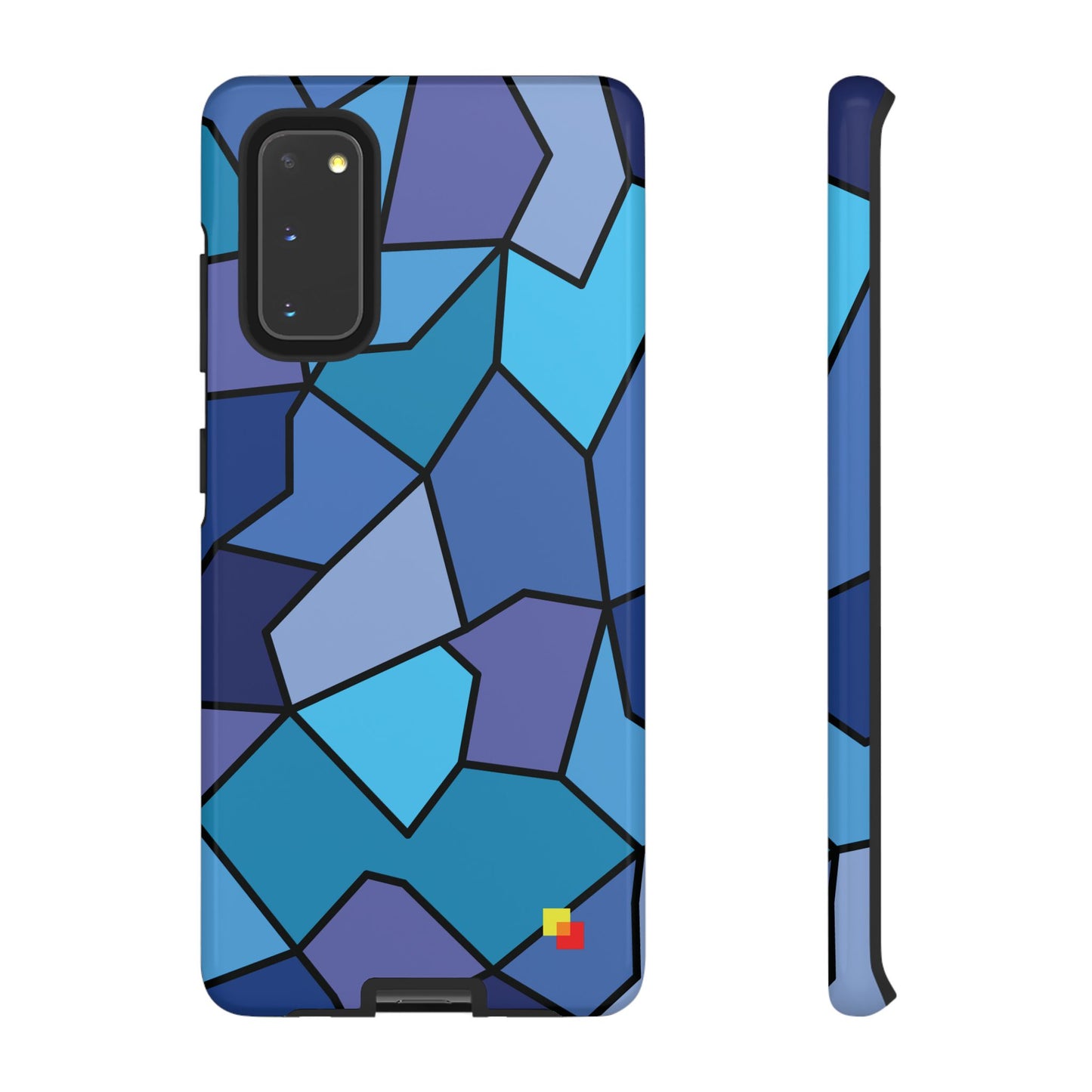 Blue Geometric Phone Case