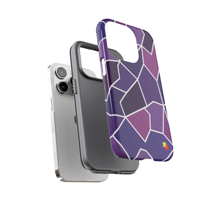 Purple Geometric Phone Case