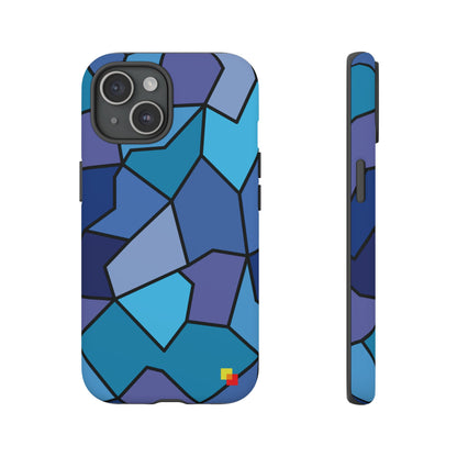 Blue Geometric Phone Case