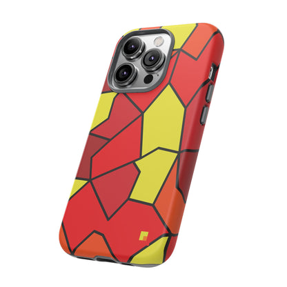 Orange Geometric Phone Case