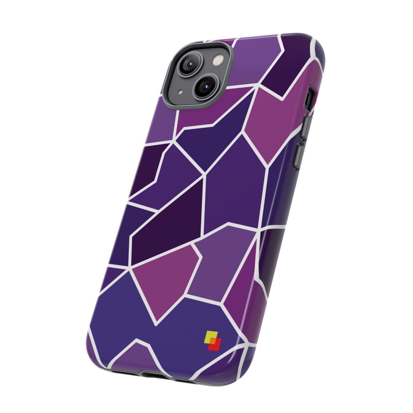 Purple Geometric Phone Case