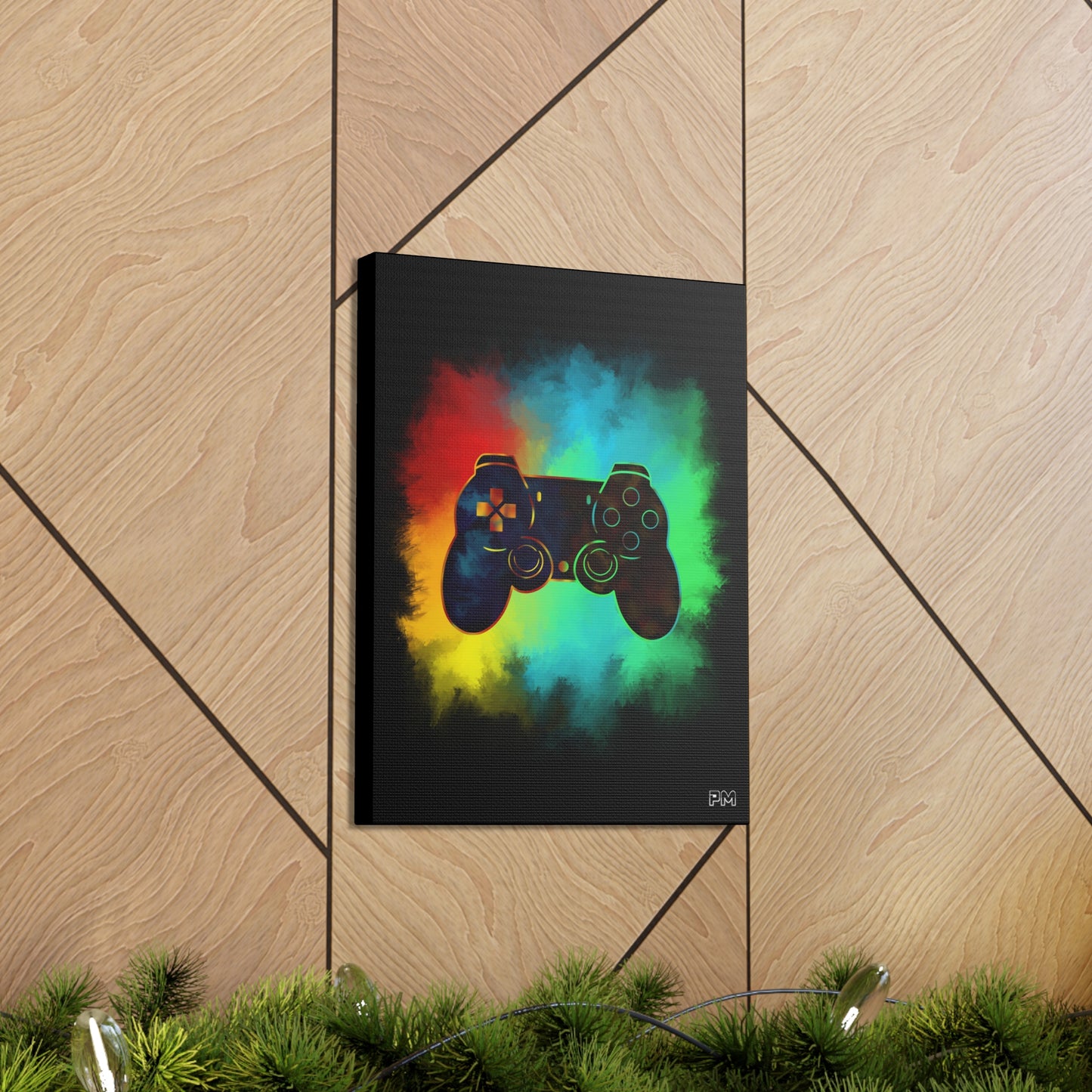 Gaming Controller Explosion Canvas