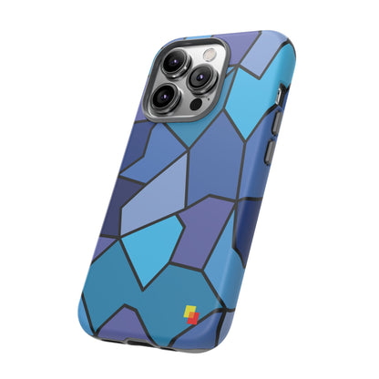 Blue Geometric Phone Case