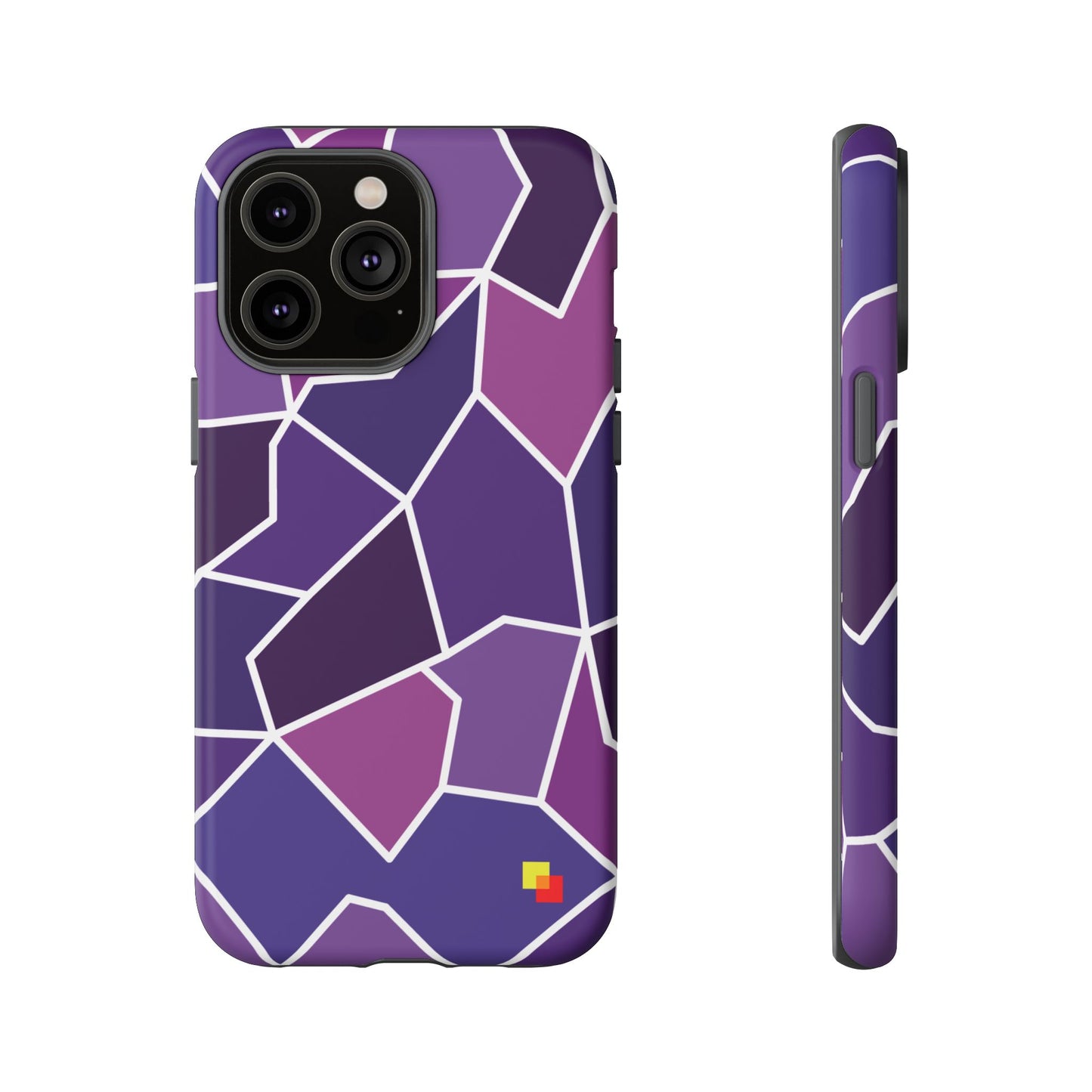 Purple Geometric Phone Case