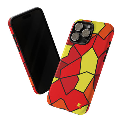 Orange Geometric Phone Case