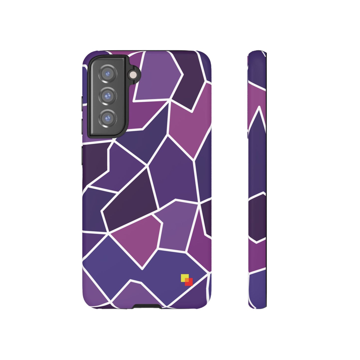 Purple Geometric Phone Case