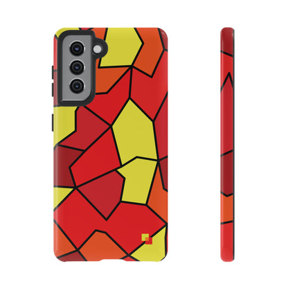 Orange Geometric Phone Case