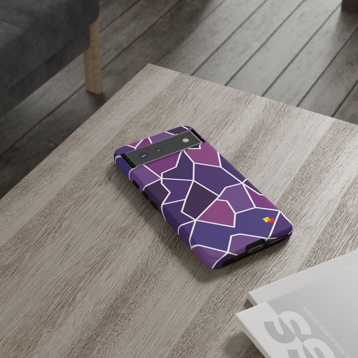 Purple Geometric Phone Case