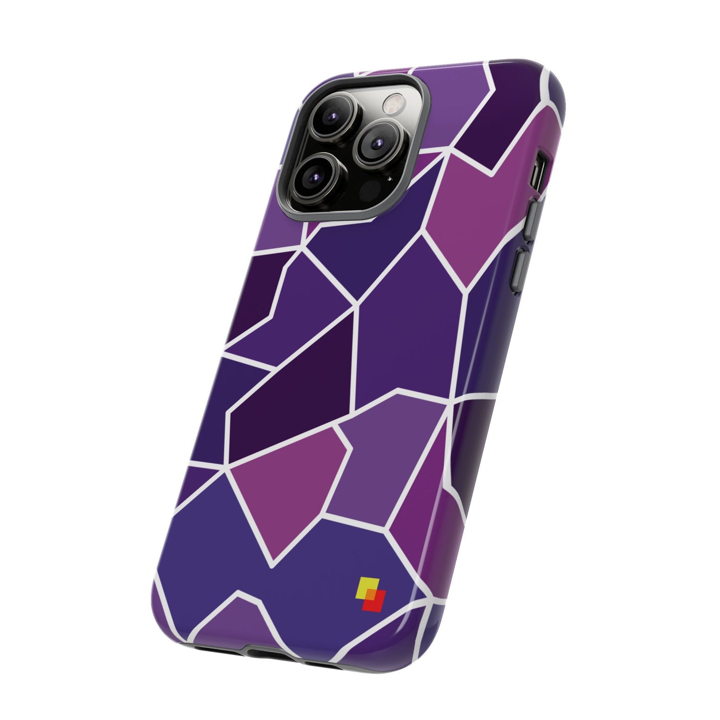 Purple Geometric Phone Case