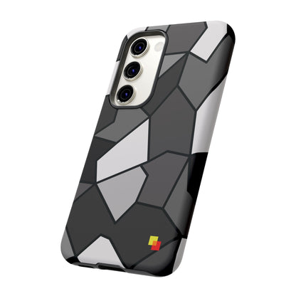 Black and Grey Geometric Phone Case