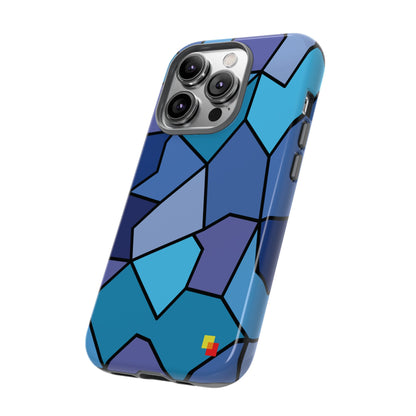 Blue Geometric Phone Case