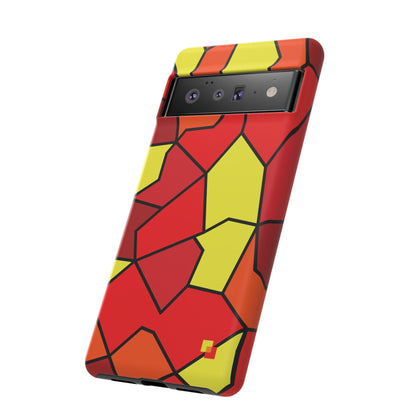 Orange Geometric Phone Case