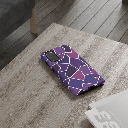 Purple Geometric Phone Case