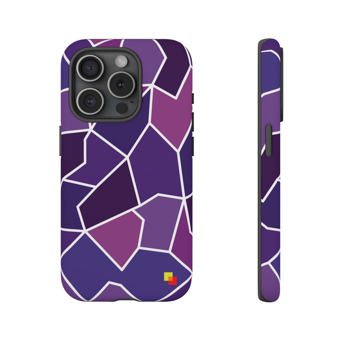 Purple Geometric Phone Case