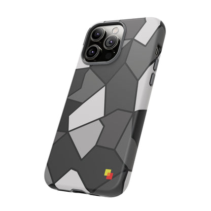 Black and Grey Geometric Phone Case