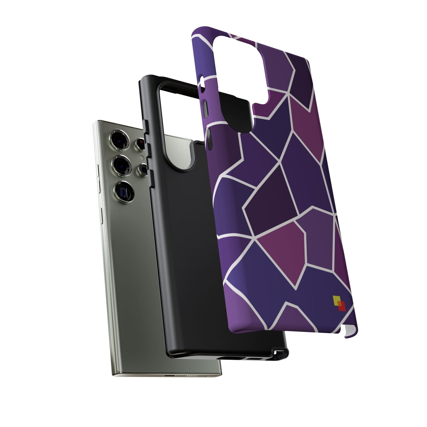 Purple Geometric Phone Case