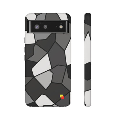 Black and Grey Geometric Phone Case