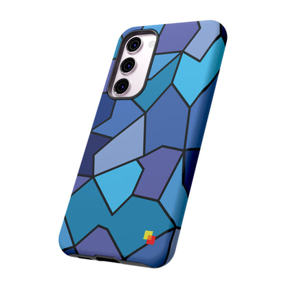 Blue Geometric Phone Case