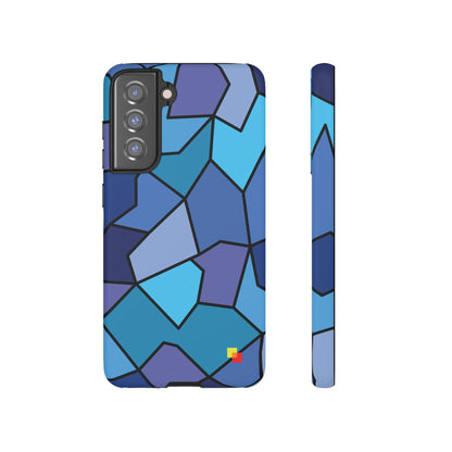 Blue Geometric Phone Case